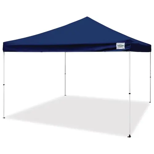 M-Series Canopy, 12 ft L, 12 ft W, 10 in H, Steel Frame, Polyester Canopy, Blue Canopy