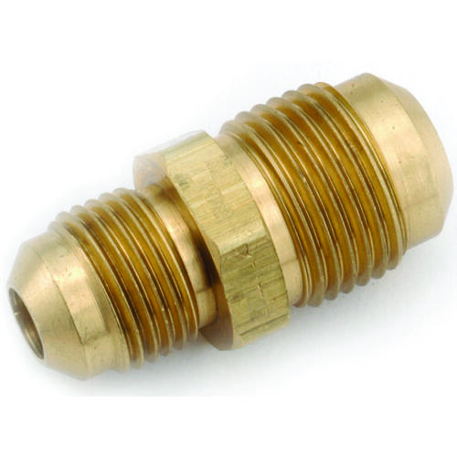 Tube Reducing Union, 3/8 x 1/4 in, Flare, Brass - pack of 5