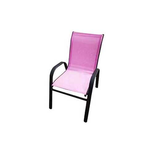 Seasonal Trends 50482 Kiddy Stack Chair, 2 to 6 years, Bright Pink, 23.03 in OAH