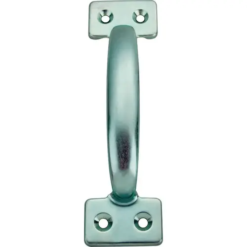 Door Pull, 1-1/2 in W, 5-3/4 in D, 1-3/8 in H, Steel, Zinc Plated