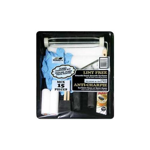 BENNETT 15P LF T3 XL 15 LF T3XL Premium Paint Set, Semi-Smooth, Smooth Surface, 15-Piece