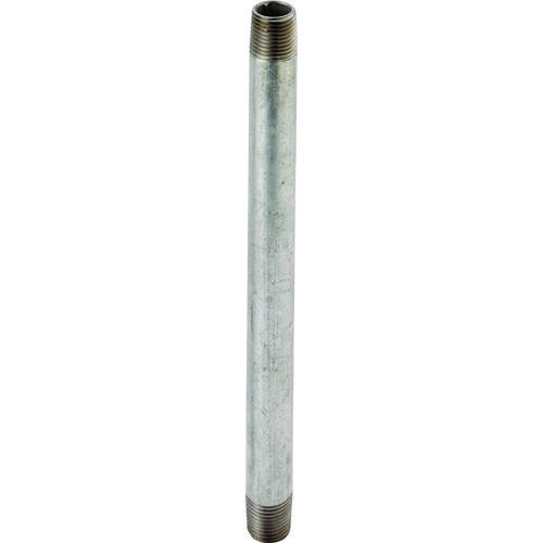 Pipe Nipple, 1/2 in, Male, Steel, SCH 40 Schedule, 5-1/2 in L