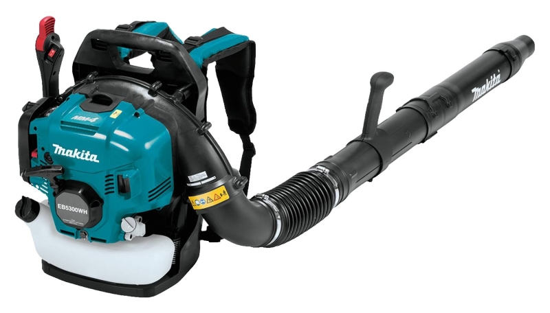 Makita EB5300WH Backpack Blower, Unleaded Gas, 52.5 cc Engine Displacement, 4-Stroke Engine, 516 cfm Air