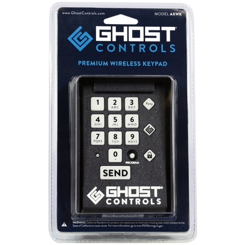 Ghost Controls AXWK Wireless Keypad