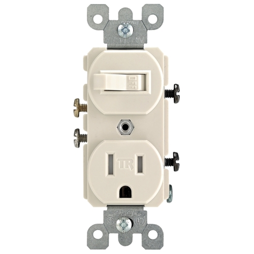 T5225-0TS Switch Outlet, White