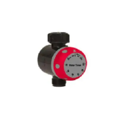 Manual Water Timer Black/Gray/Red