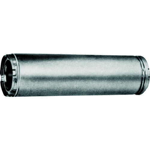 Chimney Pipe, 9 in OD, 24 in L, Galvanized Stainless Steel