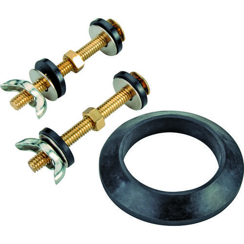 Tank-to-Bowl Connector Kit, (2) Closet Bolts, (1) Washer-Piece, Polished Brass