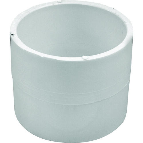 Repair Coupling, 3 in, Hub, PVC, White