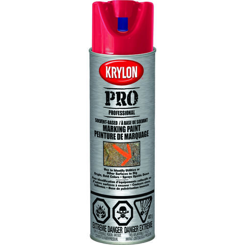 Professional Marking Paint, APWA Red, 15 oz