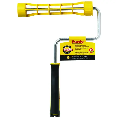 Purdy 14A751349 Revolution Roller Frame, 9 in L Roller, Ergonomic Handle