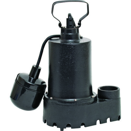 Sump Pump, 4.1 A, 120 V, 0.33 hp, 1-1/2 in Outlet, 46 gpm, Iron