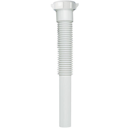 Pipe Extension Tube, 1-1/4 in, 9 in L, Slip-Joint, Plastic