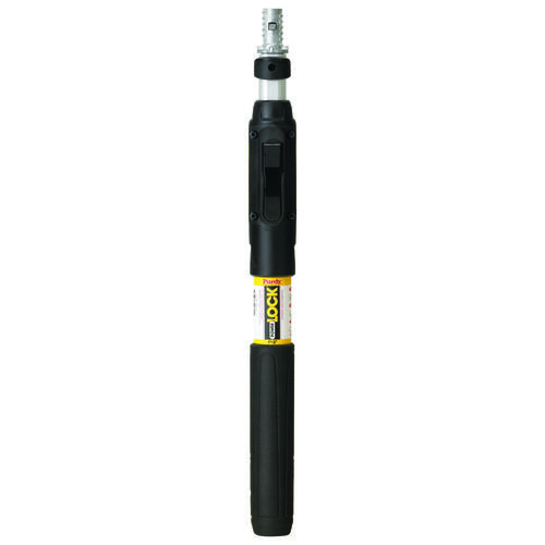Purdy 140855612 Extension Pole, 1-5/16 in Dia, 1 to 2 ft L, Aluminum/Fiberglass, Rubber Handle