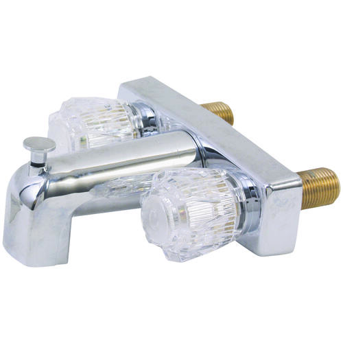 US Hardware P-009NB Faucet Diverter, Brass, Chrome