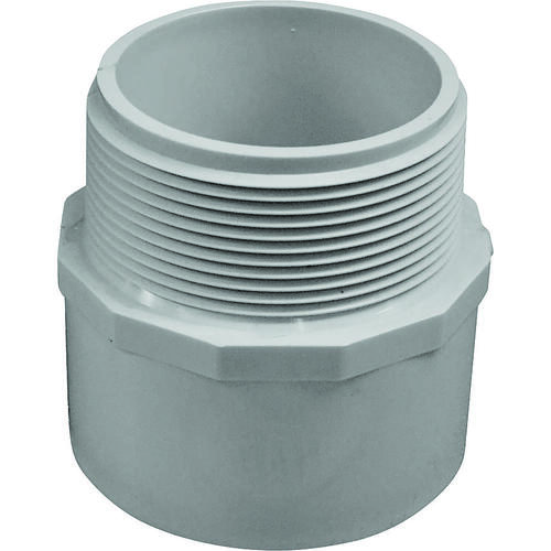 436025BC Pipe Adapter, 2-1/2 in, Slip x MIP, PVC, SCH 40 Schedule