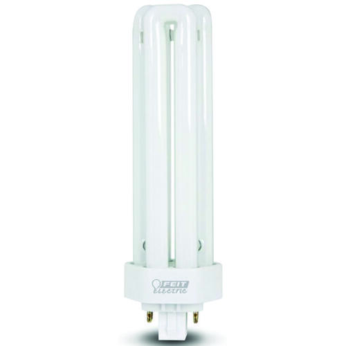 Compact Fluorescent Bulb, 42 W, T4 Lamp, GX24Q-4 Lamp Base, 3000 Lumens, 3500 K Color Temp