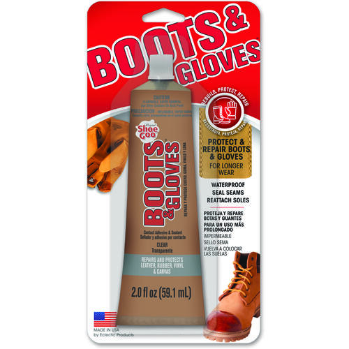 Boots and Gloves Adhesive, Gel, Liquid, Clear, 2 oz