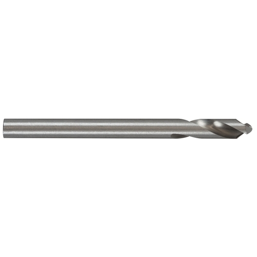 Drill Bit, 1/4 in Dia, 3-3/32 in OAL, Round Shank