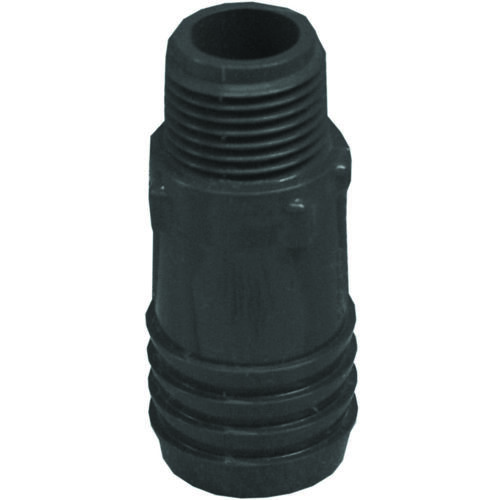 Reducing Pipe Adapter, 1 x 1/2 in, Insert x MIP, Polypropylene