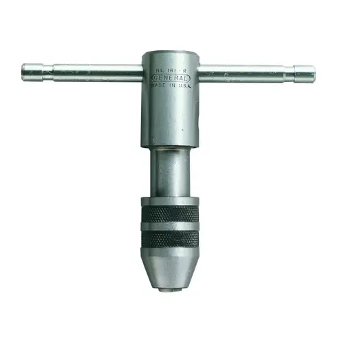 Tap Wrench, 2-3/4 in L, Steel, T-Shaped Handle