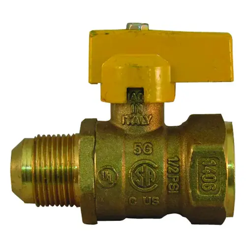 PFGV-FFL3458B Gas Valve, 3/4 x 5/8 in Connection, FIP x Flare