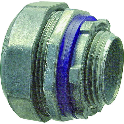 Conduit Connector, 1/2 in Compression, Zinc - pack of 25