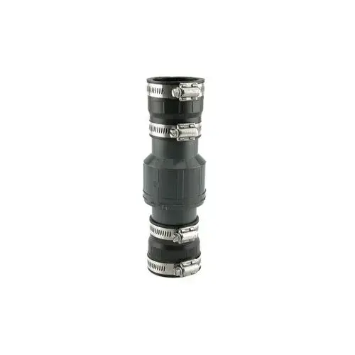 Combination Check Valve, 1-1/4, 1-1/2 x 1-1/4, 1-1/2 in, Rubber Body Black