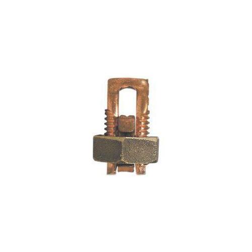 nVent ERICO ESB2 Split Bolt Connector, #6 to #2 Wire, Silicone Bronze Alloy, Bronze