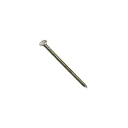 Sinker Nail, 20D, 3-3/4 in L, Vinyl-Coated, Flat Countersunk Head, Round, Smooth Shank, 5 lb