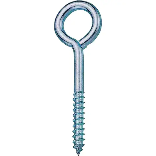 Lag Screw Eye, 7.8 mm Thread, Screw Thread, 1-3/8 in L Thread, 1-1/8 in Dia Eye, 193 lb Working Load - pack of 10