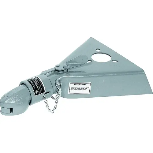 Reese Towpower 028288 Trailer Coupler, 5000 lb Towing, 2 in Trailer Ball, Low-Profile Latch, Steel