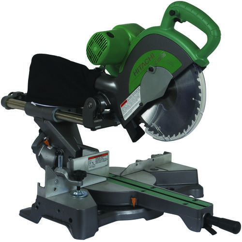 Compound Miter Saw, Electric, 10 in Dia Blade, 3800 rpm Speed, 57 deg Max Miter Angle