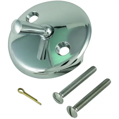 Tub Face Plate, Chrome, For: Bath Drains