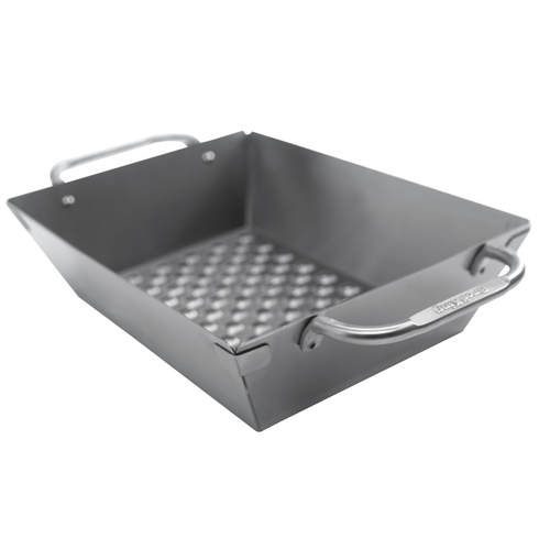 Broil King 69818 Imperial Deep Dish Grill Wok, Square, 13 in L, 9-3/4 in W, Stainless Steel