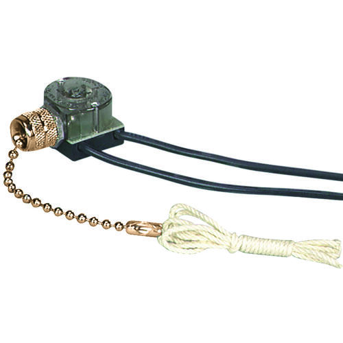 Eaton 458BD-BOX Canopy Switch, Lead Wire Terminal, 1/3/6 A, 125/250 V, Functions: ON/OFF Brass