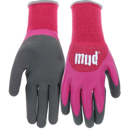 GLOVE LATEX DIP MAGENTA SM/MED Pair