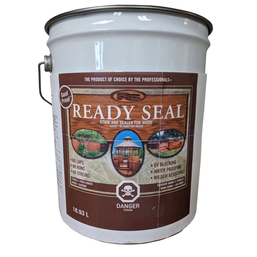 Wood Stain and Sealant, Redwood, 5 gal