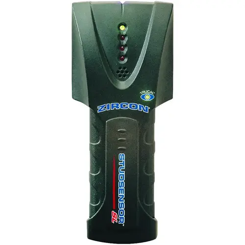 Zircon 69647 Stud Sensor, 9 V Battery, 3/4 in Detection, Detectable Material: Metal, Wood