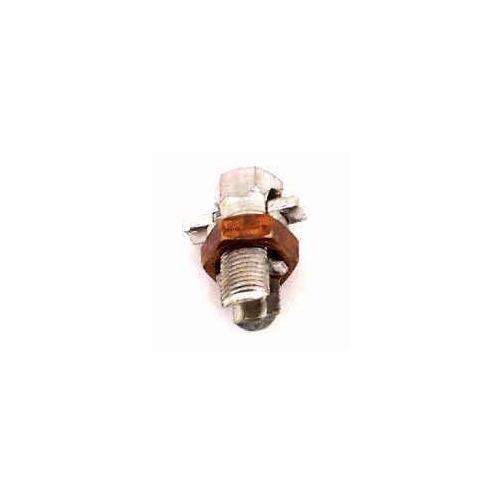 nVent ERICO ESBP2 Split Bolt Connector, #8 to 2 Wire, Silicone Bronze Alloy, Tin-Coated