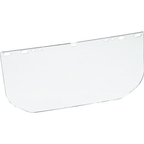 Adjustable Replacement Headgear Faceshield, Polycarbonate, Clear