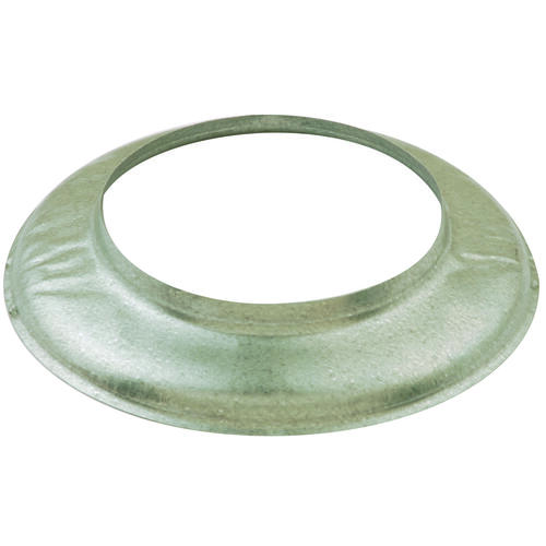 Fixed Storm Collar, 5 in Vent Hole, Galvanized Steel