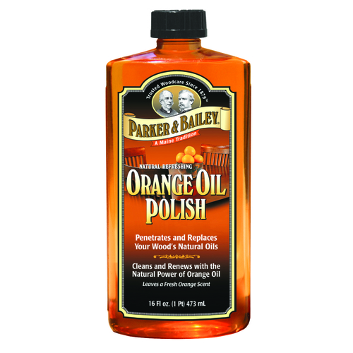Oil Polish, 16 oz, Light Orange, Liquid, Orange