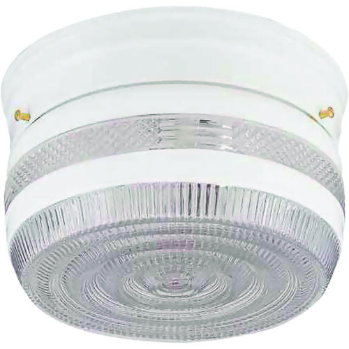 Boston Harbor F14WH02-8002CL3L Two Light Ceiling Fixture, 120 V, 60 W, 2-Lamp, A19 or CFL Lamp, White Fixture