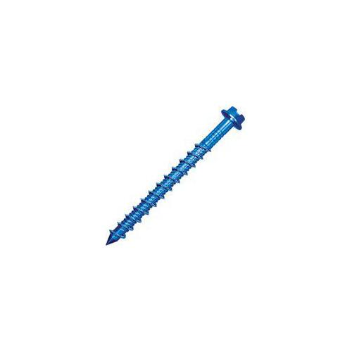 Concrete Screw Anchor, 3/16 in Dia, 2-1/4 in L, Climaseal - pack of 10