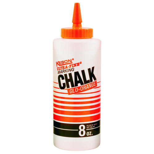 KESON LLC 8GO PROCHALK Series Marking Chalk Refill, Glow Orange