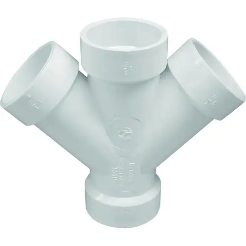 73415 Pipe Wye, 1-1/2 in, Hub, PVC, SCH 40 Schedule