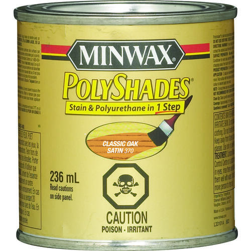 PolyShades Polyurethane, Satin, Liquid, Classic Oak, 236 mL