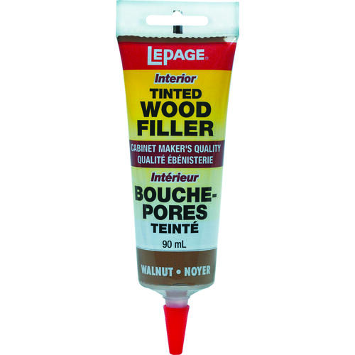 Wood Filler, Paste, Walnut, 90 mL Tube