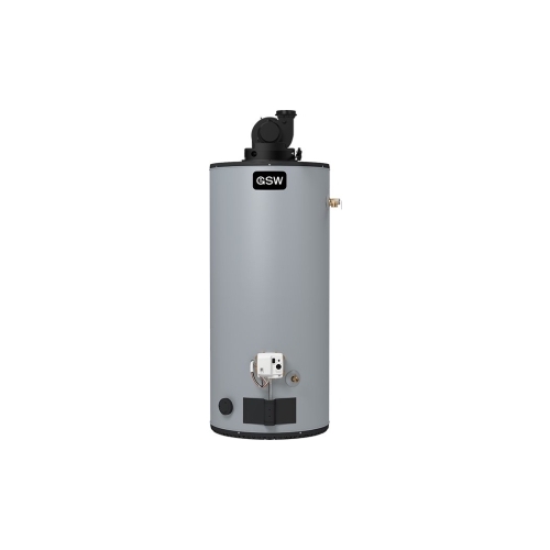 Water Heater, Natural Gas, Propane, 50 gal Tank